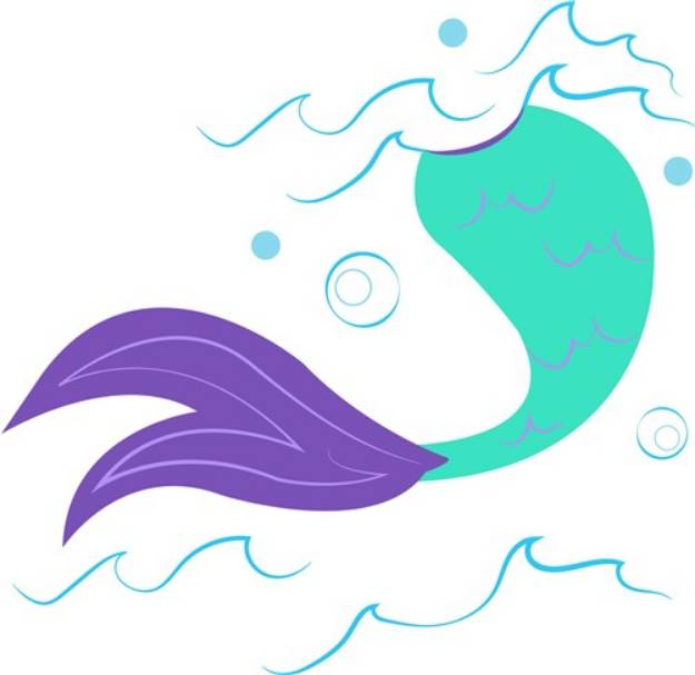 Picture of Mermaid Tail SVG File