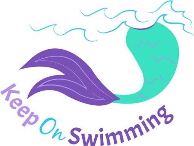 Picture of Keep On Swimming SVG File