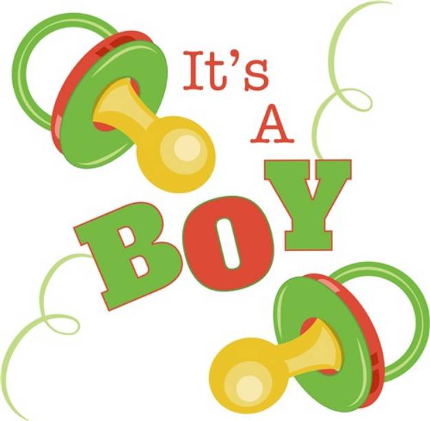 Picture of Its A Boy SVG File