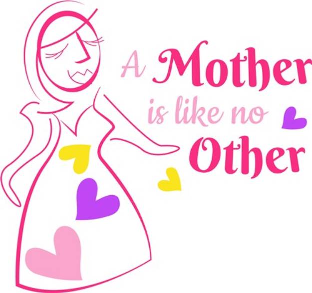 Picture of Mother Like No Other SVG File