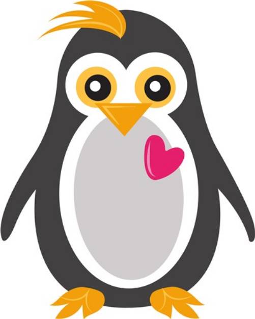 Picture of Happy Little Penguin SVG File
