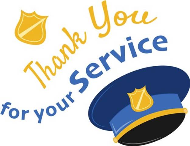 Picture of Thank You For The Serive SVG File
