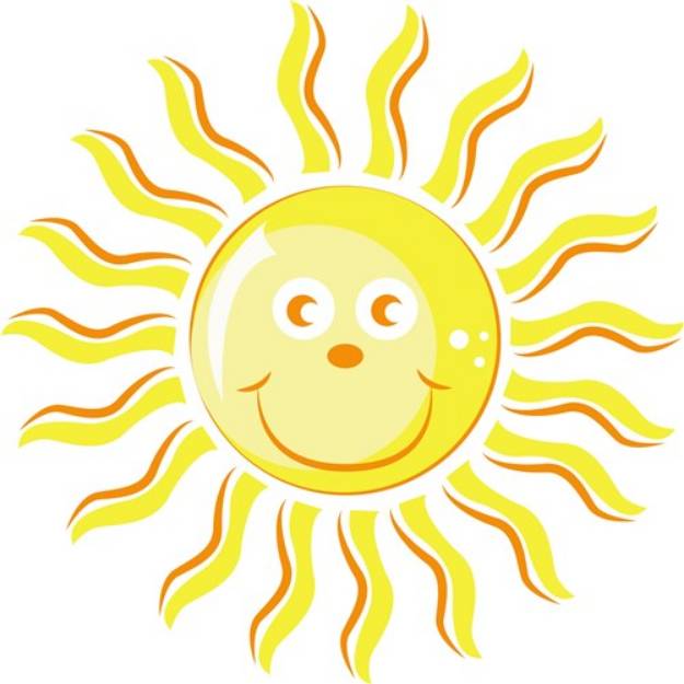 Picture of Happy Sunshine SVG File