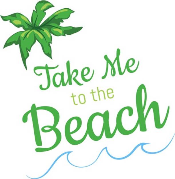 Picture of To The Beach! SVG File