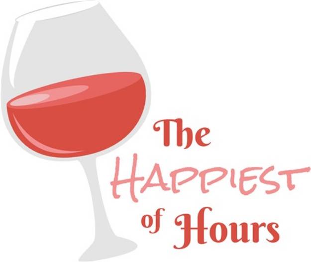 Picture of The Happiest Of Hours SVG File