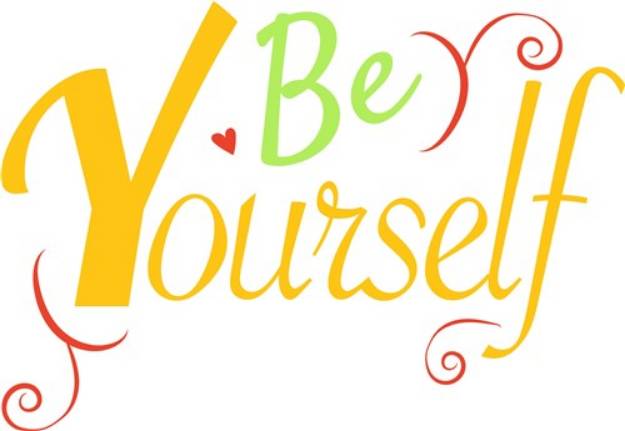 Picture of Be Yourself SVG File