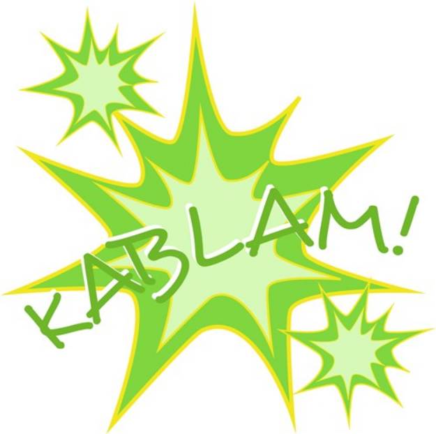Picture of Kablam! SVG File