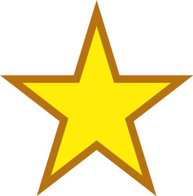 Picture of Star (Light Fill) SVG File