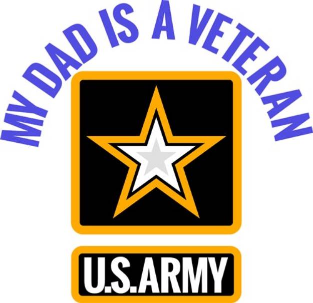 Picture of Dad Is A Vet SVG File