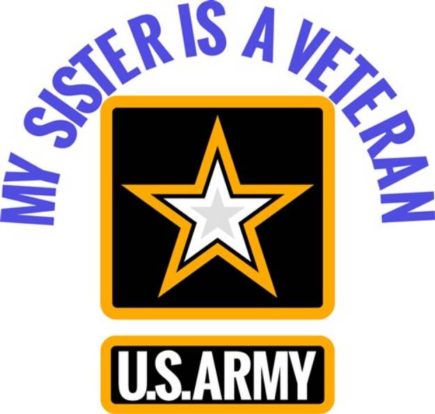 Picture of Sister Is A Vet SVG File