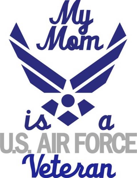 Picture of Mom Is Air Force Vet SVG File