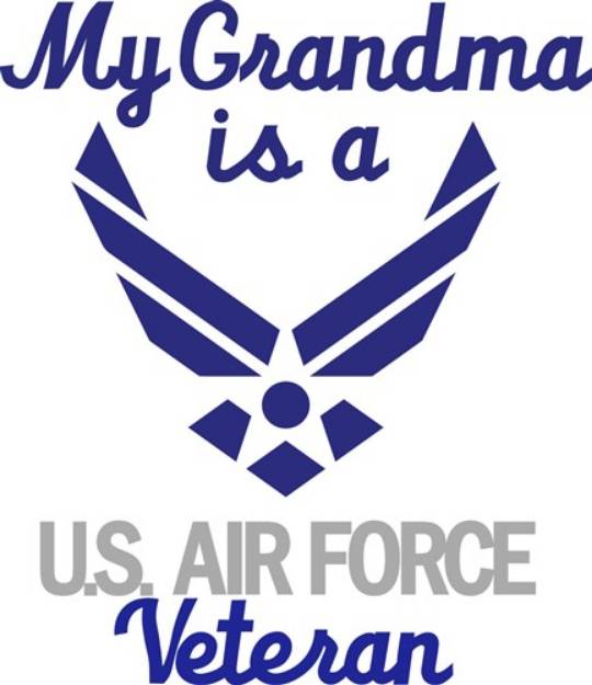 Picture of Grandma Is Air Force Vet SVG File