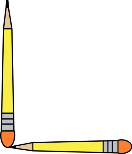 Picture of Pencil Corner SVG File
