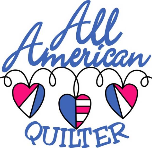 Picture of All American Quilter SVG File