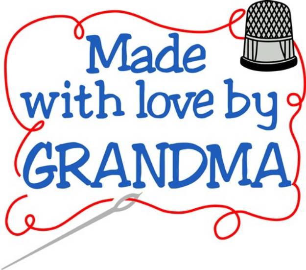 Picture of Made By Grandma SVG File