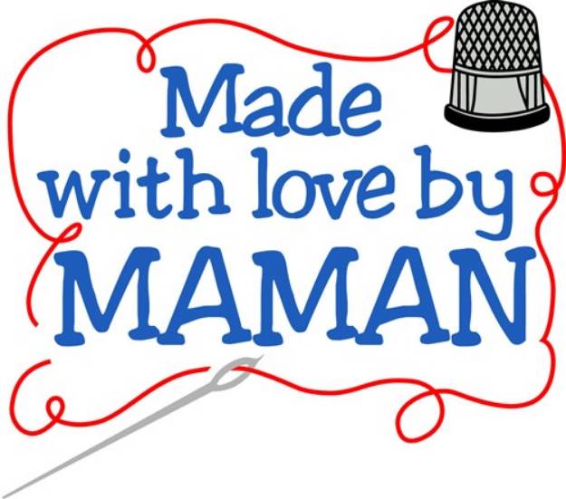 Picture of Made By Maman SVG File