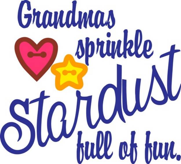 Picture of Grandmas Stardust SVG File