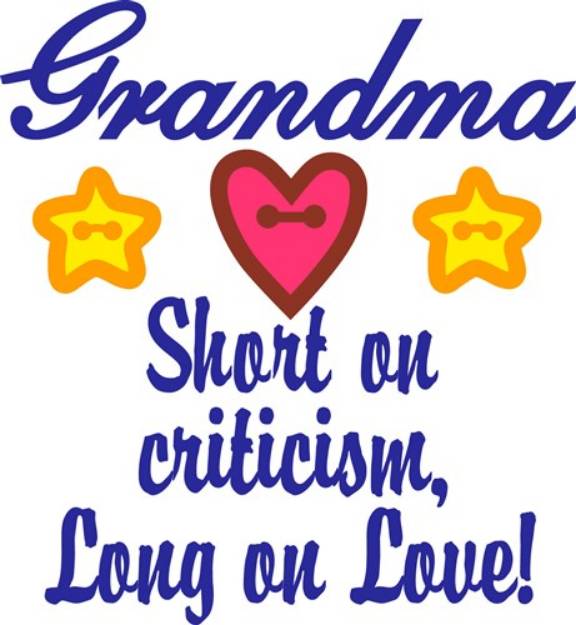 Picture of Grandma Love SVG File
