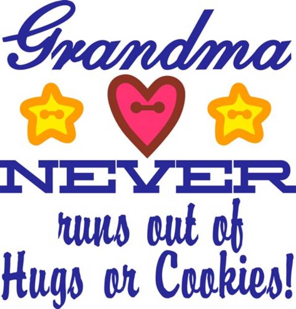 Picture of Grandma Hugs SVG File