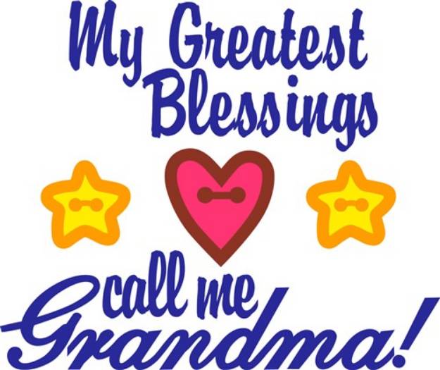 Picture of Call Me Grandma SVG File