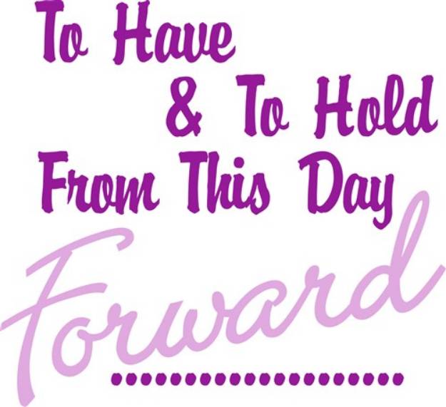 Picture of This Day Forward SVG File