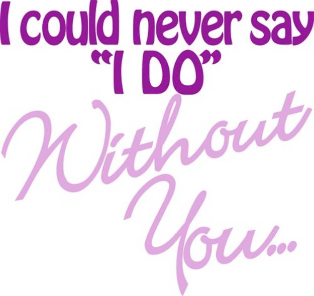 Picture of Without You SVG File