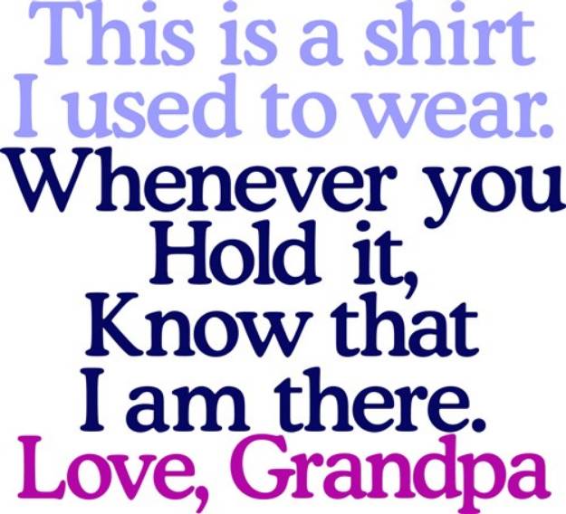 Picture of My Shirt Grandpa SVG File