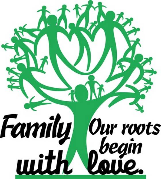 Picture of Family Roots SVG File