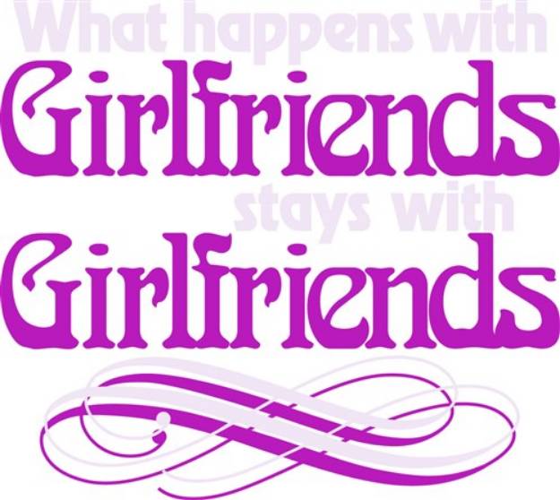 Picture of Girlfriends SVG File