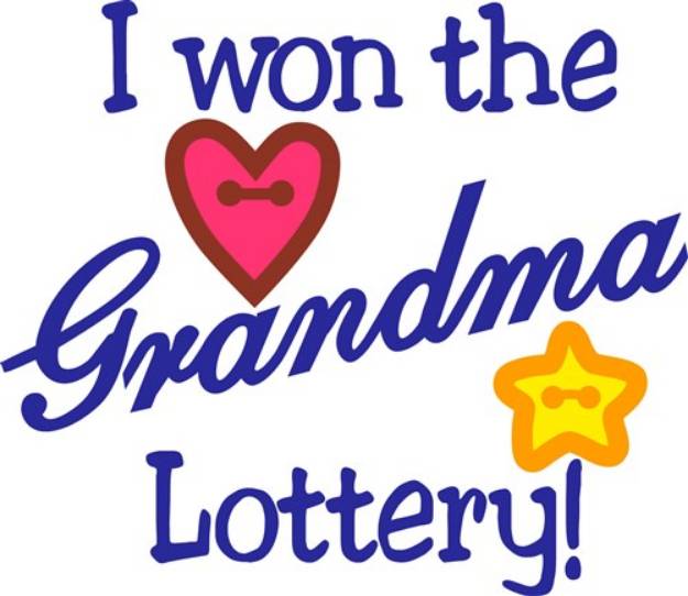 Picture of Grandma Lottery SVG File