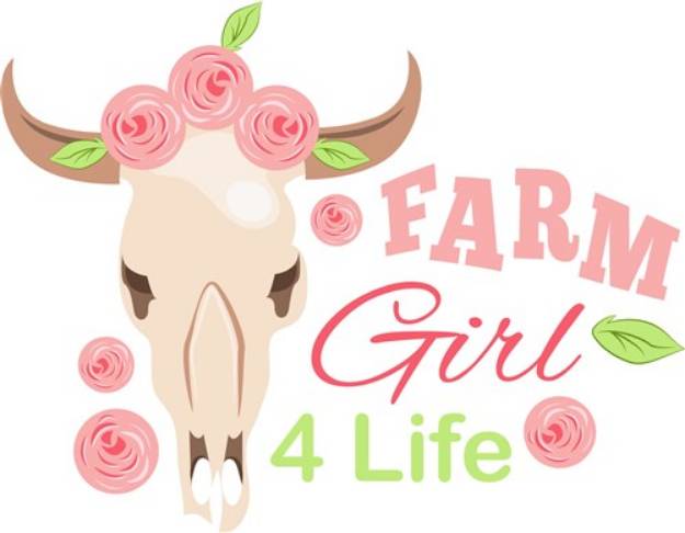 Picture of Farm Girl SVG File