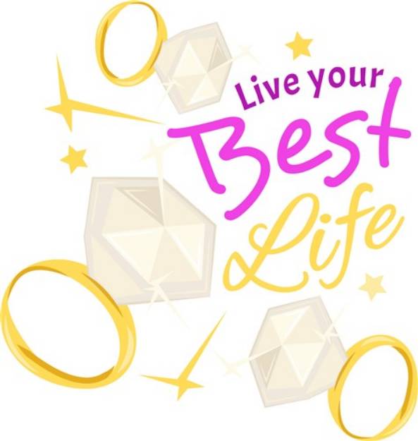 Picture of Best Life SVG File