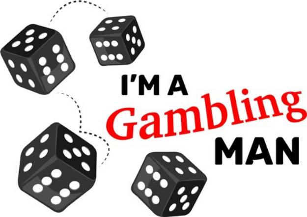 Picture of Gambling Man SVG File