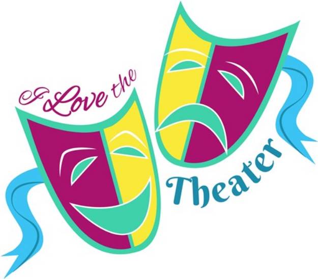 Picture of Love The Theater SVG File