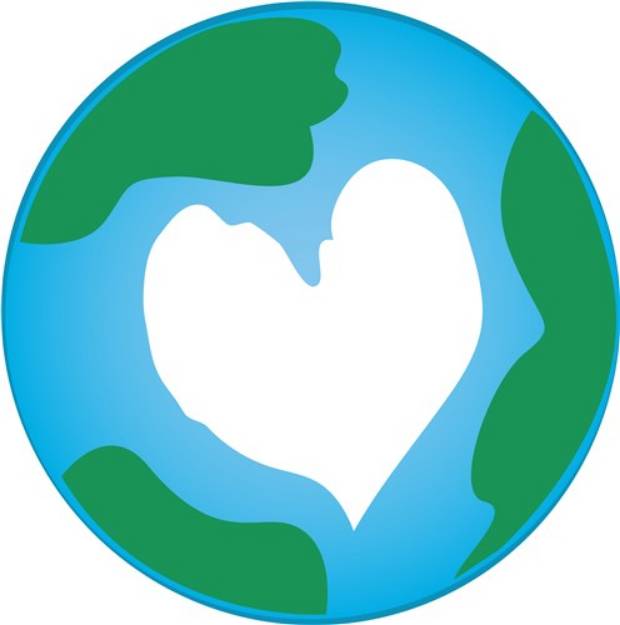 Picture of Earth Love SVG File