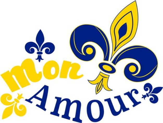 Picture of Mon Amour SVG File