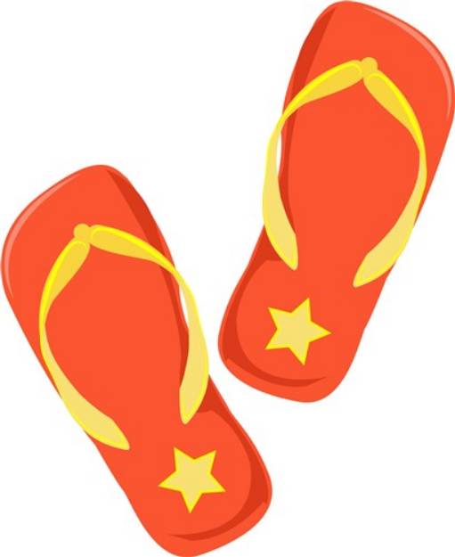 Picture of Flip Flops SVG File
