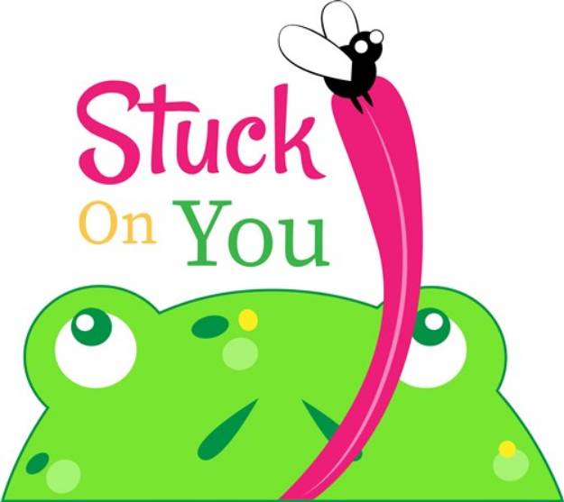Picture of Stuck On You SVG File