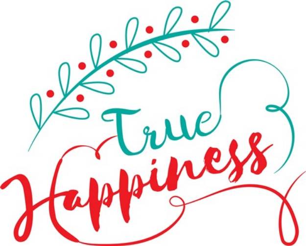 Picture of True Happiness SVG File