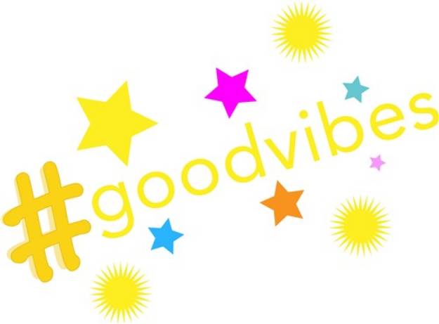Picture of Hashtag Good Vibes SVG File