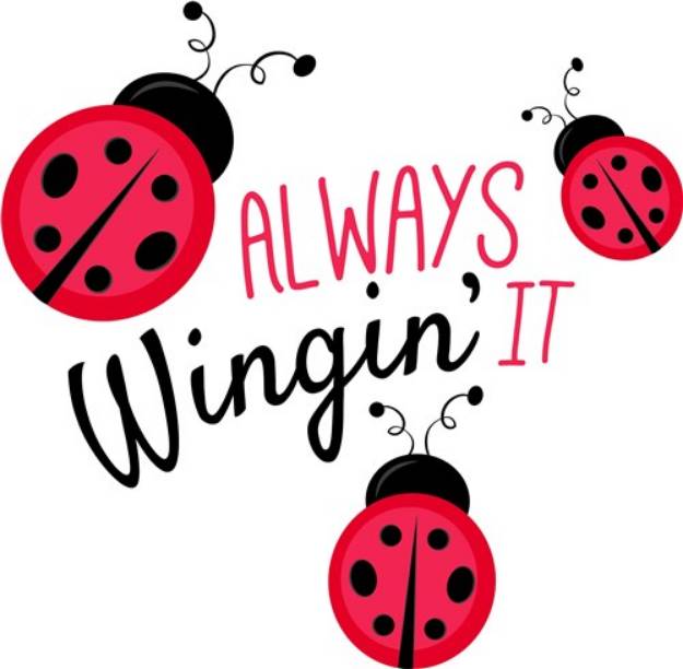 Picture of Wingin It SVG File