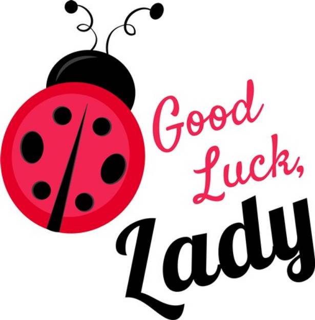 Picture of Good Luck Lady SVG File