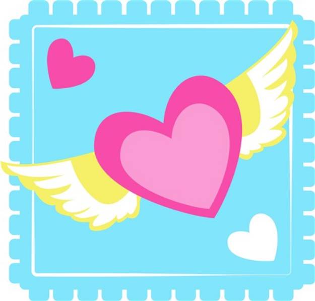 Picture of Love Stamp SVG File