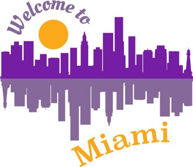 Picture of Welcome To Miami SVG File