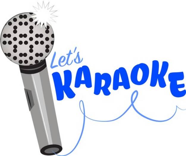 Picture of Lets Karaoke SVG File