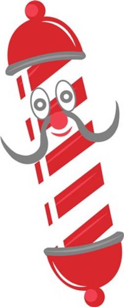 Picture of Barber Pole SVG File