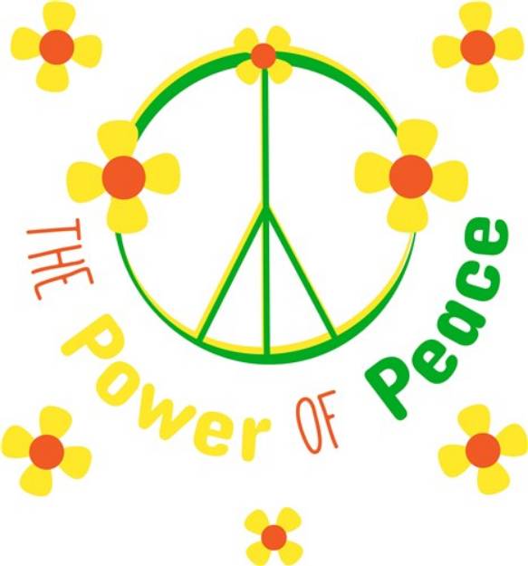Picture of Power Of Peace SVG File