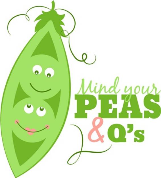 Picture of Peas & Q s SVG File