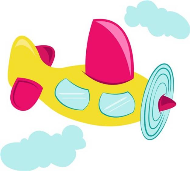 Picture of Toy Airplane SVG File