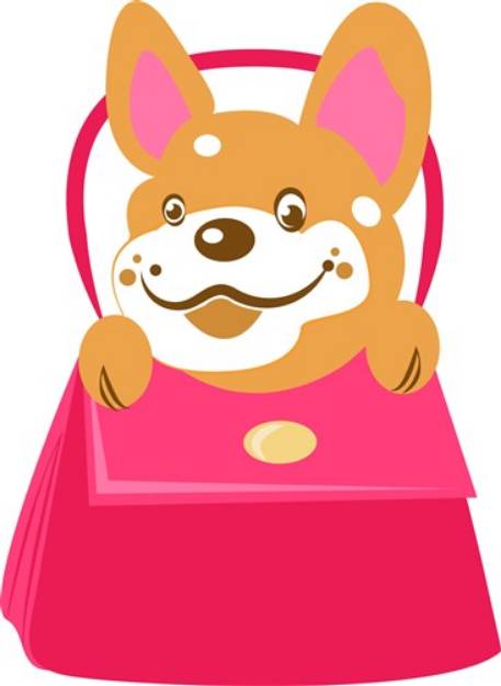 Picture of Purse Dog SVG File